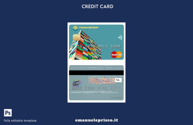 modello mastercard della Kyrgyzstan Commercial Bank KYRGYZSTAN in stile verifica